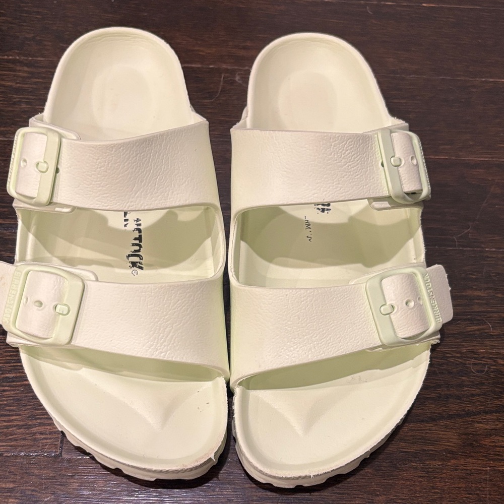 Birkenstock Kids Cream Double Strap Sandals